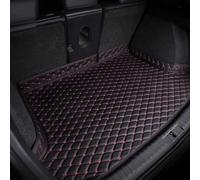 Auto Tappetino Bagagliaio Pelle per VW Arteon Sedan 2017-2024, Copri Baule Tappetino Vasca Baule Fodera Tappeto Bagagli Interni Accessori,Black-Red