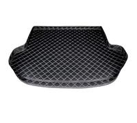 Auto Tappetino Bagagliaio per Alfa Romeo Stelvio (Without Audio on The Left) 2017-2023, Pelle Antiscivolo Impermeabile Baule Protezione Bagagliaio,Black-Beige