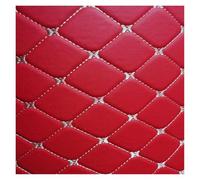 Auto Tappetino Bagagliaio Tappetino per bagagliaio in pelle resistente per 5 posti per Hyundai per Santa Fe 2024-2025, parti interne per tappeti auto(Red beige)