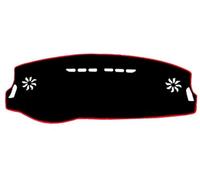 Auto Tappetino Copertura Cruscotto Per Citroen Per C-Elysee Per C Elysee 2012 2013 2014-2018 Parasole Proteggere Tappeto Cuscino Accessori Auto Dash Zerbino((Red Edge),Left Hand Drive)