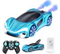 Auto telecomandata, 2,4 GHz scala 1:20 4WD 20+ km/h, auto acrobatica telecomandata con spray, stazione di ricarica per la ricarica senza rimuovere la batteria, una varietà di musica tra cui scegliere