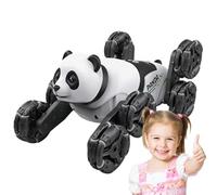 Auto Telecomandata Cascate, Auto RC Acrobatica con Luci e Musica, Robot Panda Corsa Interattivo per, Adolescenti, Giovani e Regalo Amici Studenti