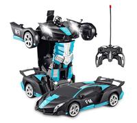 Auto telecomandata,Giocattoli macchina telecomandata,macchine telecomandate,robot giocattolo bambini,2.4GHz Robot Giocattolo,Rotazione a 360° Scala Macchina Robo-t Giocattolo,per Bambini 3 Anni+ (A)