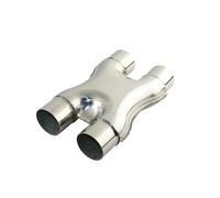 Auto Terminale Di Scarico Ingresso Da 63 Mm/76 Mm Silenziatore Universale In Acciaio Inossidabile Rumore Modificato Tubo Adattatore Connettore Tubo A X(XP-2525)