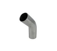 Auto Terminale Di Scarico Scarico Per Automobili51mm63mm76mm Tubo Diametro Esterno Saldatura Di Testa Gomito A 45 Gradi Raccordi Per Tubi Sanitari In Acciaio Inossidabile 304(76mm x2 mm)