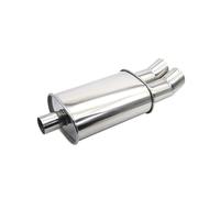 Auto Terminale Di Scarico Sistemi Scarico Accessori Messa Punto Automatica Terminale Scarico Doppio Silenziatore Scarico 76 Mm Doppia Uscita Diffusore Scarico Ingresso 63 Mm