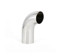 Auto Terminale Scarico Tubo 1 Auto 51mm 63mm Parti Automobile Tubo Di Scarico Silenziatore Diventa Acciaio Inossidabile 304 Gomito 90 Gradi Tubo Angolo Sanitario Tubo Scappamento(63mm(90mmx120mm))