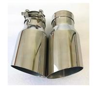 Auto Terminale Scarico Tubo 304 Acciaio Inossidabile Universale Tubo Di Scarico Per Automobili Silenziatore Modifica Accessori Per Auto Tubo Scappamento(66MM IN- 76MM OUT)