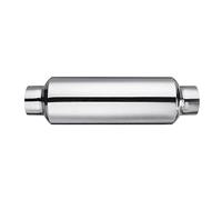 Auto Terminale Scarico Tubo 63mm 2.5" Silenziatore Scarico Auto Silenziatore Risonatore Punta Silenziatore In Acciaio Inossidabile Tubo Di Scarico Silenziatore Universale Tubo Scappamento