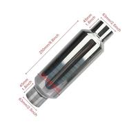Auto Terminale Scarico Tubo Accessori Auto Sistemi Scarico 2 2.25 2.5 3'' Silenziatore Scarico Silenziatore Alto Flusso Puntale Ritaglio Tubo Scarico Acciaio Inox Silenziatore Tubo Scappamento(63x101x