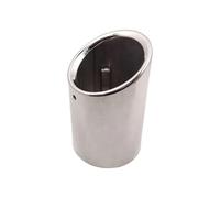 Auto Terminale Scarico Tubo Per Cadillac Per CT6 Auto Rotondo Marmitta Punta Tubo Acciaio Inox Cromato Rifinitura Auto Modificata Coda Posteriore Gola Rivestimento Scarico Tubo Scappamento(D'argento)