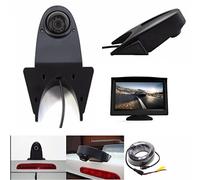 Auto Terzo tetto Top Mount Lampada freno Fotocamera luce retromarcia telecamera per Mercedes Sprinter Transporters Viano Vito Transit FIAT Ducato + 4.3 pollici DVD Monitor TFT Schermo LCD Display