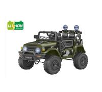 Auto elettrica Toyota Fj Cruiser 12V Litio RC (98x65cm) ESPIDKO Verde militare 42954