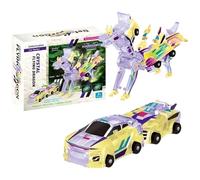Auto trasformabile, robot unicorno, giocattolo magnetico per bambini, 2 pezzi auto si trasformano in 1 robot, giocattolo educativo creativo a partire dai 3 anni di età (colorato (luce notturna)