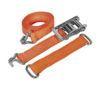 Auto Trasportatore Cricchetto Legante 50mm X 3M Acciaio Ruota - Singolo 4500kg