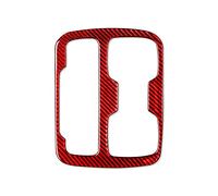 Auto Trim Auto Interno Accessori Per GMC CANYON 2015+ Car Central Control Gear Shift Box Panel Frame Adesivo In Fibra Di Carbonio Trim Accessorio(Rosso)
