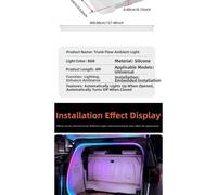 Auto Tronco Luce LED Tronco Striscia Morbido Silicone Striscia Tronco Cargo Luce