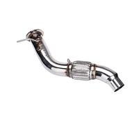 Auto Tubi di Scarico per BMW E90 E91 E92 E93 330xd 325d 330d E60 E61 525d 530d 2004-2010 Acciaio Inossidabile Turbo 3 "76mm M57N2 Downpipe Exhaust Tip Carbon