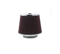 Auto Tubo Aspirazione Dell'aria Filtro Aria Per Auto Da 3 Pollici E 76 Mm Filtro Di Aspirazione Ad Alto Flusso Filtro Aspirazione Sport Power Mesh Induzione(Red and Silver)