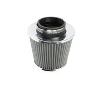 Auto Tubo Aspirazione Dell'aria PER Filtro Aria Fredda Power Flow Sportivo In Acciaio Inossidabile Da 76 Mm Kit Di Induzione Per Filtro Di Aspirazione(Iron Silver A)