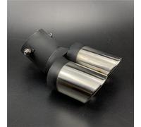 Auto Tubo di Scarico per Hyundai Ix35 Ix45 Ix20 Ix25 I10 I20 I30 I40 Hb20 per Sonata per Verna per Solaris per Elantra per Accent Terminale di Scarico (Colore : A Type Bent Silver)
