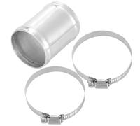 Auto Tubo Giunto Tubo Set con 2 Fascette OD 2.4" 60mm Lunghezza 3" 76mm