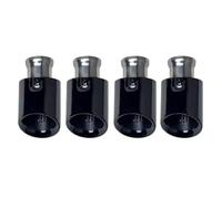 Auto Tubo Scarico 4 Pezzi Per Cayenne S 958 2011-2014 Terminale Di Scarico Auto Sostituzione Diretta Del Silenziatore Ugello In Acciaio Inossidabile Auto Scarico(Black A)