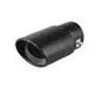 Auto Tubo Scarico Per VW Per Tiguan 2009-2017 Per Sharan 2012-2019 Terminale Scarico Automatico Tubo Copertura Acciaio Inossidabile Griglia Marmitta Auto Scarico(Black straight)
