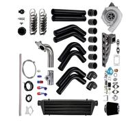 Auto Turbocompressori Compatibile Con BMW Per E46 325i / 325Ci / 325Xi / 325Ti I6 2001 2002 2003 2004 2005 2006 2007 T3 T4 Turbo Compressore Turbina Turbo Collettore Intercooler Tubo Wastegate Kit