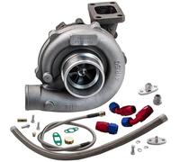 Auto Turbocompressori Turbocompressore Universale Scarico Per T04E T3/T4 .57 A/R Turbocompressore 400+ CV + Linea Di Ritorno Dell'alimentazione Dell'olio