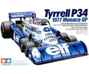Auto Tyrrell P34 1977 Monaco GP 1:20 Plastic Model Kit TAMIYA