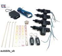 Auto Universale 4 Porta Attuatori 2 Telecomandi Centrale Chiusura System Kit Set