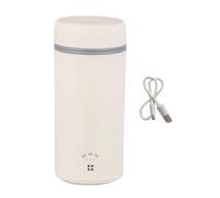 Auto USB Riscaldamento Cup 260ml Bottiglia di rivestimento in acciaio | Bollitore elettrico portatile per auto, per caffè, latte, tè, viaggi, pendolari, rimorchi