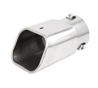 Auto uscita quadrata scarico Silenziatore Tubo punta montare dia 1.75" a 2.5"