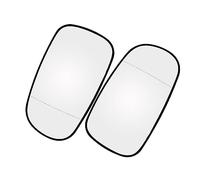 Auto Vetro Specchio Compatibile con Saab 9-5 9-3 YS3F YS3E 2002-2012 2011 Auto Sinistra Destra Porta Laterale Specchietto Retrovisore Vetro Base Punto Cieco Piastra Posteriore Clip A Molla(Set)