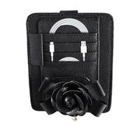Auto Visor Organizer, Portable Car Visor Storage Pouch with Sunglasses Holder, Sunglasses Hanger with Ticket & Card Pocket for Cars, SUVs & Trucks, Practical Visor Organizer for Travel Essentials