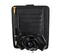 Auto Visor Organizer, Sunglasses Hanger, Ticket and Card Pockets, Portable Visor Storage Pouch for Cars, SUVs, Trucks, Convenient Car Accessories for Sunglasses, Cards, and Tickets