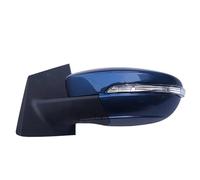 Auto Vista Laterale Posteriore Montaggio Specchietto Retrovisore Laterale Auto Gruppo Montaggio, Per Lifan X50 530 Telaio Copertura Lente Vetro, Lampada Luce Direzione(Only Left Blue)