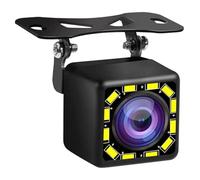 Auto Vista Posteriore Telecamera Telecamera Retromarcia Per Auto Con Sistema Parcheggio A 12 LED Monitor Specchietto Retrovisore Visione Notturna(Monitor)