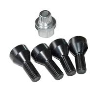 Auto Viti Delle Ruote Compatibile con BMW E46 E87 E90 E60 AP03 M12 X 1.5 Bulloni antifurto per ruote Set di dadi per ruote Accessori per auto OE 36136786419