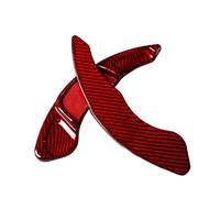 Auto Volante Shift Paddle Compatibile Con Per Golf Per Gti R Per Gte Per Gtd Cambio Al Volante In Fibra Di Carbonio Parti Interne Dell'auto Estensione Del Cambio Al Volante(Red Carbon)