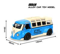 Auto Volkswagen Samba Bus T1 1:32 Lega Stampato Suono Luminoso collezione