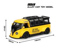 Auto Volkswagen Samba Bus T1 1:32 Lega Stampato Suono Luminoso collezione