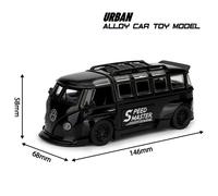 Auto Volkswagen Samba Bus T1 1:32 Lega Stampato Suono Luminoso collezione