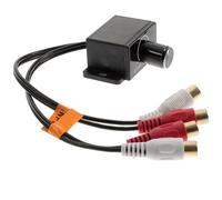 Auto Volume Control Knob Remote Amplificatore Livello Bass Audio Controllo del Volume con 2 connettori