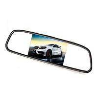 Auto Wayfeng WF® 16: 9 TFT LCD auto monitor specchio retrovisore per DVD/VCR/Car Reverse camera (DC 12 V/PAL/NTSC/2 ingressi modi video)