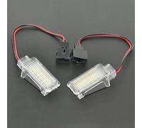 Auto Wayfeng WF® 2PCS 12 V LED Luce di cortesia Porta proiettore per Audi A3/A4/A6/VW/Skoda Foot Nest Lights Ghost Shadow Light Lamp 6500 K Bianco