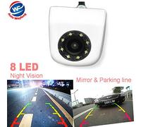 Auto Wayfeng WF® New Classic CCD HD Auto retrovisore Sistema di Comando per Fotocamera grandangolare Impermeabile 8 LED per Visione Notturna retromarcia Assistenza