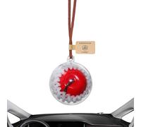 Auto-Weihnachtsschmuck - Anhänger-Anhängers, Kreative Tragbare Autospiegel-Dekoration, Autoanhänger Rückspiegel | Für Fahrzeuginnenraum Weihnachtsbaum LKW Damen Herren Früchte, Niedlich