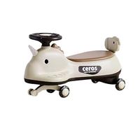 Auto Wiggle con pedaliera, luce musicale, altalena antiribaltamento, auto silenziosa Giocattolo Twist cavalcabile